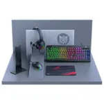 5-in-1 RGB Gaming Bundle – Keyboard, Mouse, Headset, Mouse Pad & Stand (Preorder)